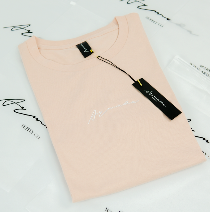 Signature Crop Tee - Pink