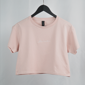 Signature Crop Tee - Pink